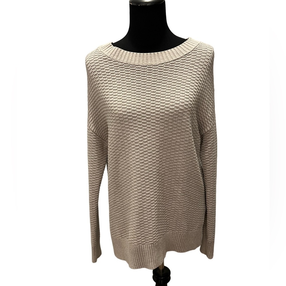 Gap Knit Light Grey Knit Sweater Size Medium